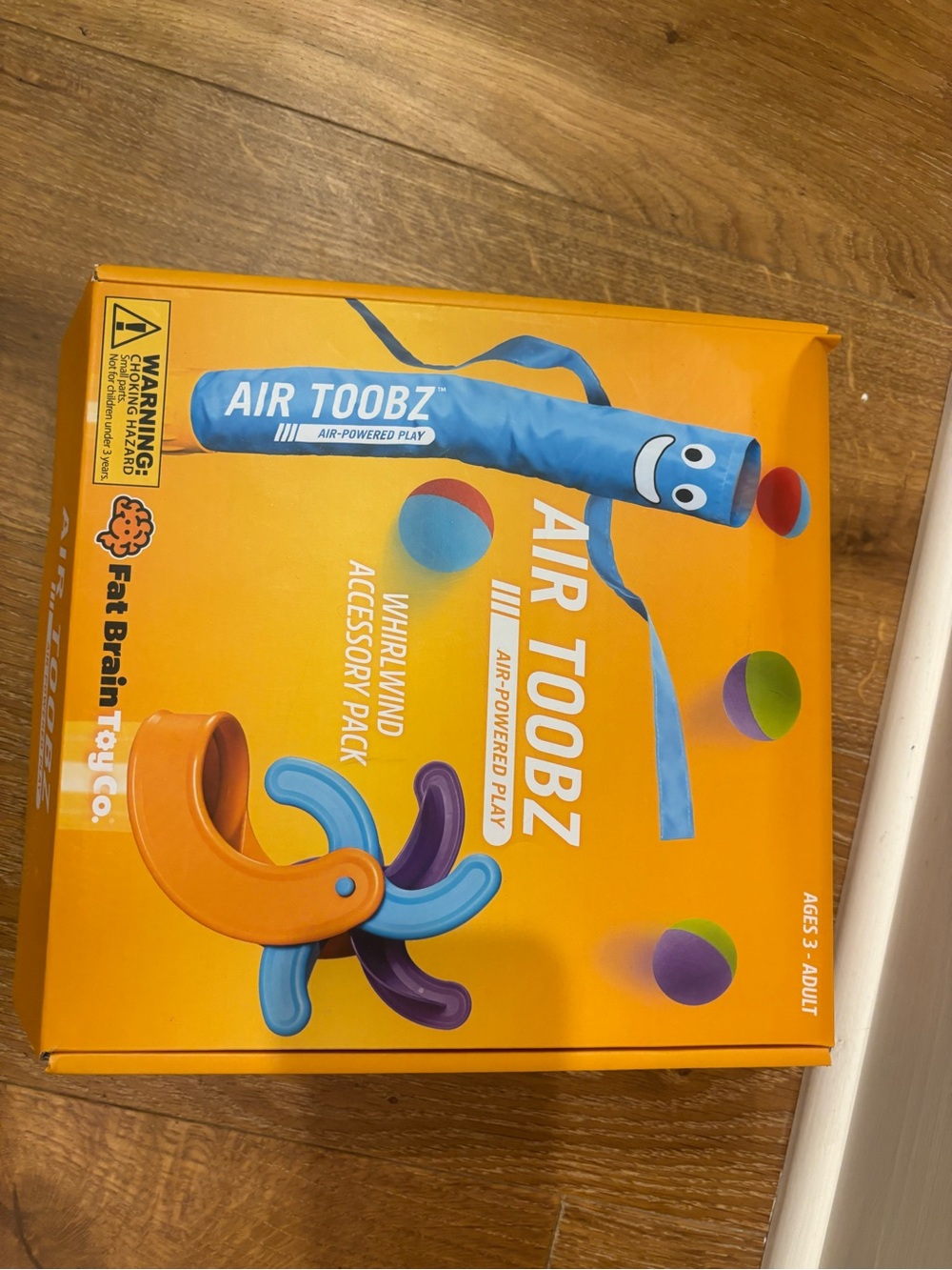 Fat Brain Toys Air Toobz Whirlwind Accessory Pack - Blue & Orange